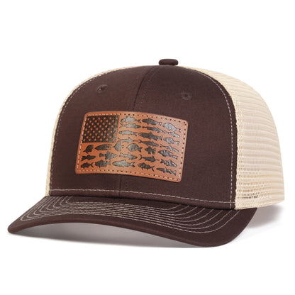 Unisex Fish Flag Baseball Cap | Mesh Trucker Hat, Adjustable, 4 Colors | Origin Zero