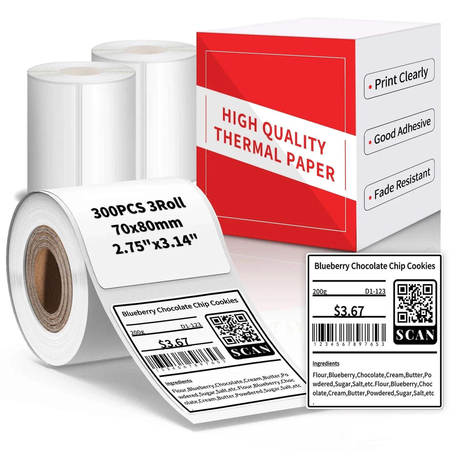 Phomemo Label and Upgrade Portable Label Maker M221 Barcode Label Printer Bluetooth Thermal Inkless Label Maker Support Phone&PC