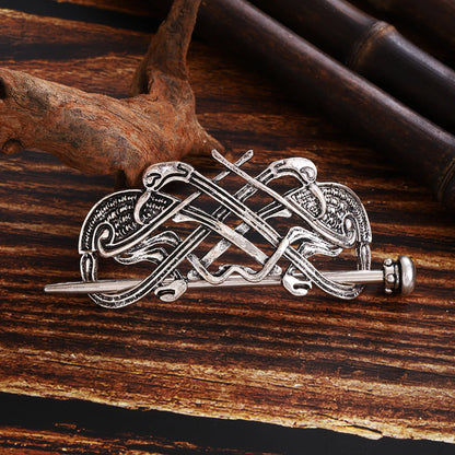 Viking Retro Celtic Knot Hairpin Hair Accessory for Women Fashionable and Versatile Norwegian Style Accessory, Party Accessory, Valentine's Day, Mother's Day, Birthday Gift