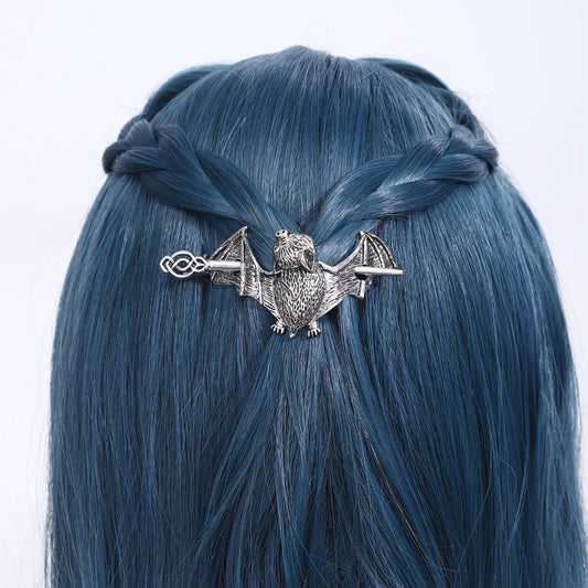Viking Retro Gothic Hair Accessories Bat Hairpin Celtic Knot Hair Stick Hairpin Hair Accessories Scandinavian Norwegian Style Hair Accessories Party Accessories Valentine's Day Mother's Day Birthday Gift