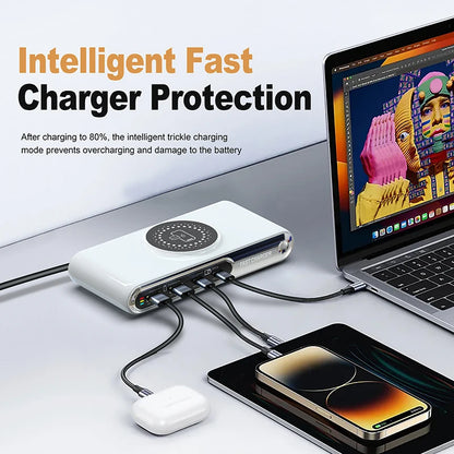 72W 4-Port Wireless Charger | PD+QC Fast Charge for iPhone, MacBook & More | Origin Zero
