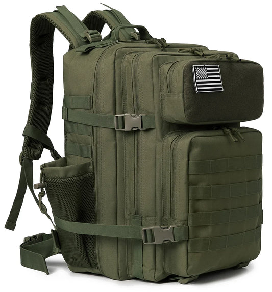 45L Tactical Backpack for Hiking, Camping & Travel | Men & Women | Bottle Holder | Origin Zero