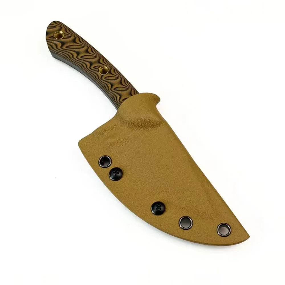 TOP Fixed Blade Knife High Hardness 8Cr13MoV Blade G10 Handle with Sheath Wilderness Hunting EDC Survival Holiday Gifts Tool