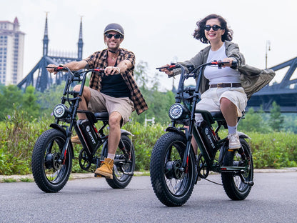 AMYET S8 2000W Dual Motor Electric Bike | 75+ Mile Range, Fat Tire Ebike | Origin Zero