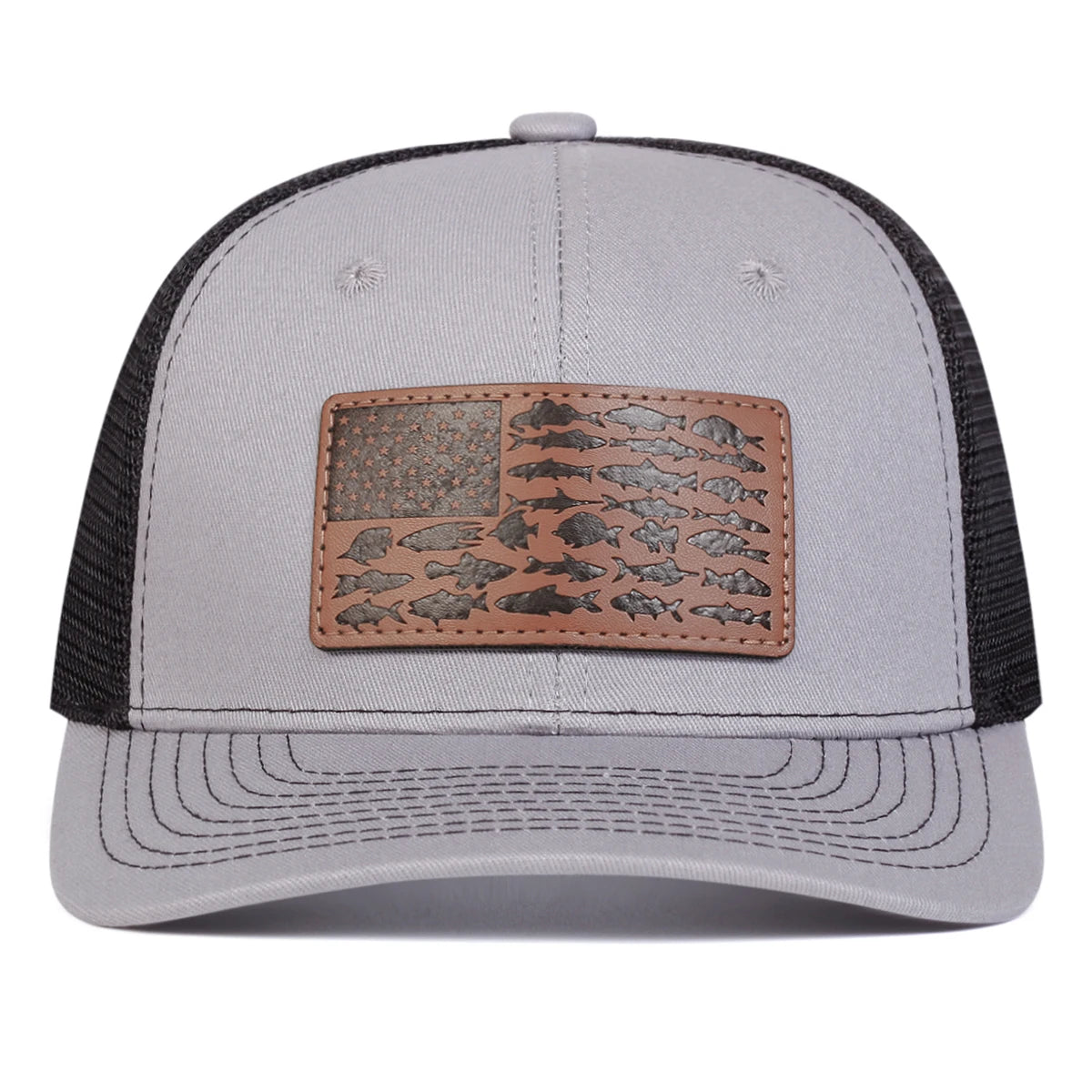 Unisex Fish Flag Baseball Cap | Mesh Trucker Hat, Adjustable, 4 Colors | Origin Zero