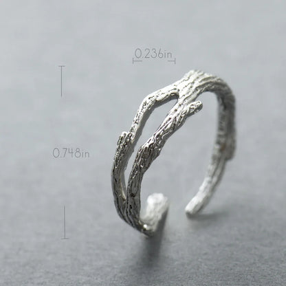 Thaya White Cherry Blossom Silver Rings s925 Silver Natural Pearl Shell Flower Rings for Women Elegant Ladies Jewelry For Couple