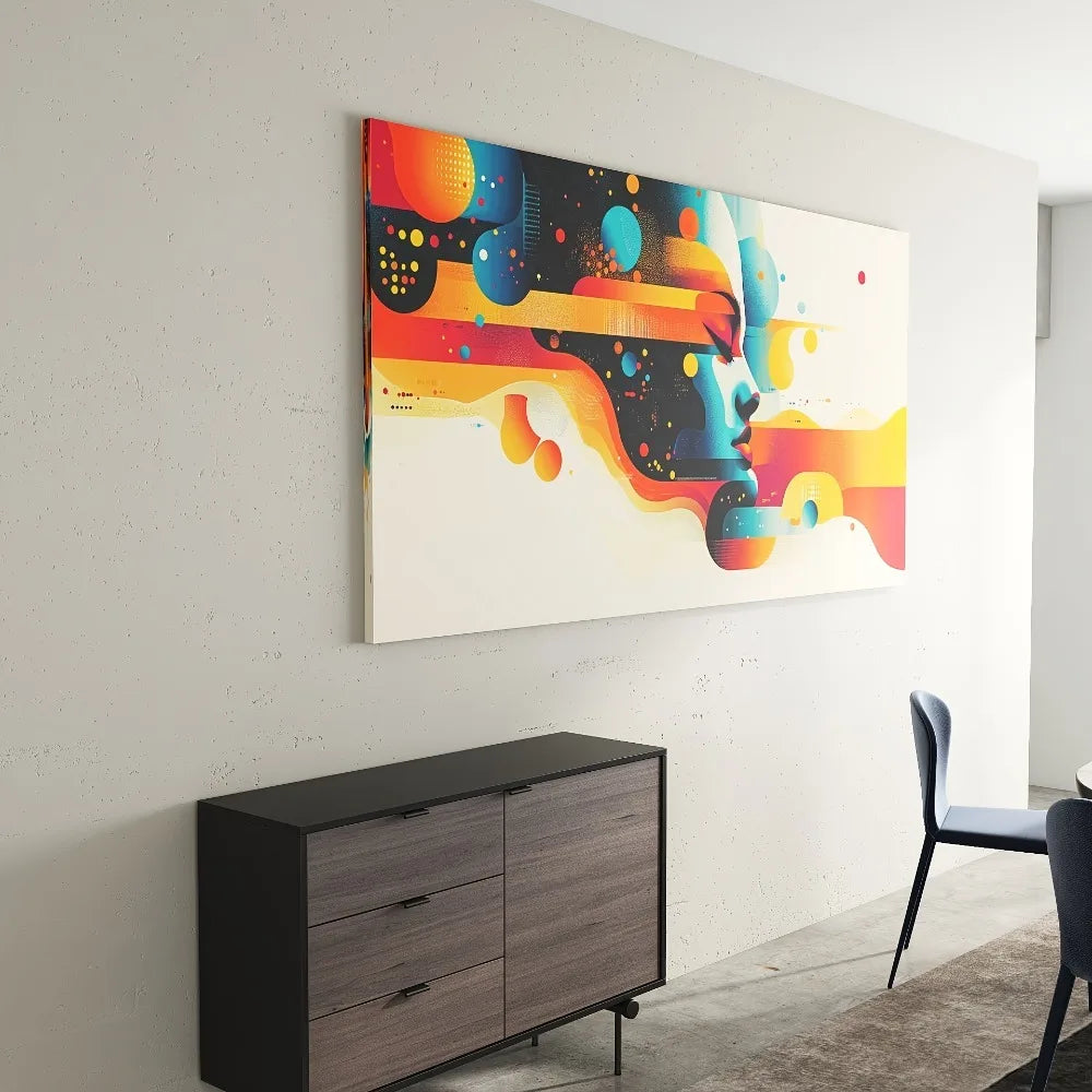 Never-ending loop: Emotional visualization, suitable for interior decoration, 1.5 inch thick pine solid wood frame