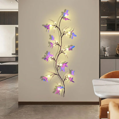 LED Willow Vine And Butterfly Fairy Lights, 8 Modes, Powered by USB for Bedroom Decoration, Mother'S Day, Valentine'S Gifts