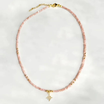 Bohemian Fashion Colorful Natural Stone Beaded Collar New Water Drop Pendant Jewelry Mother's Day Gift