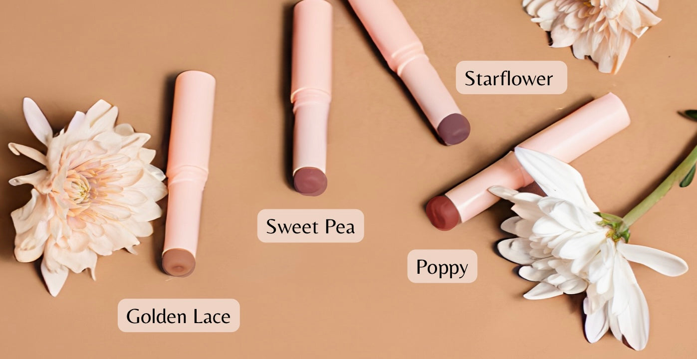 Tinted Lip Balms with Organic Tallow